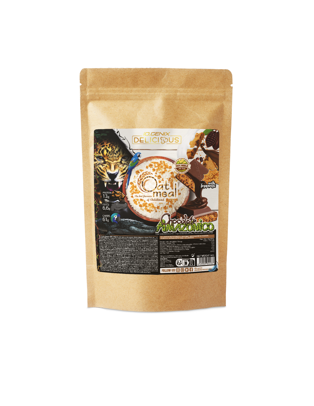 IO.GENIX DELICIOUS OATMEAL 1 KG