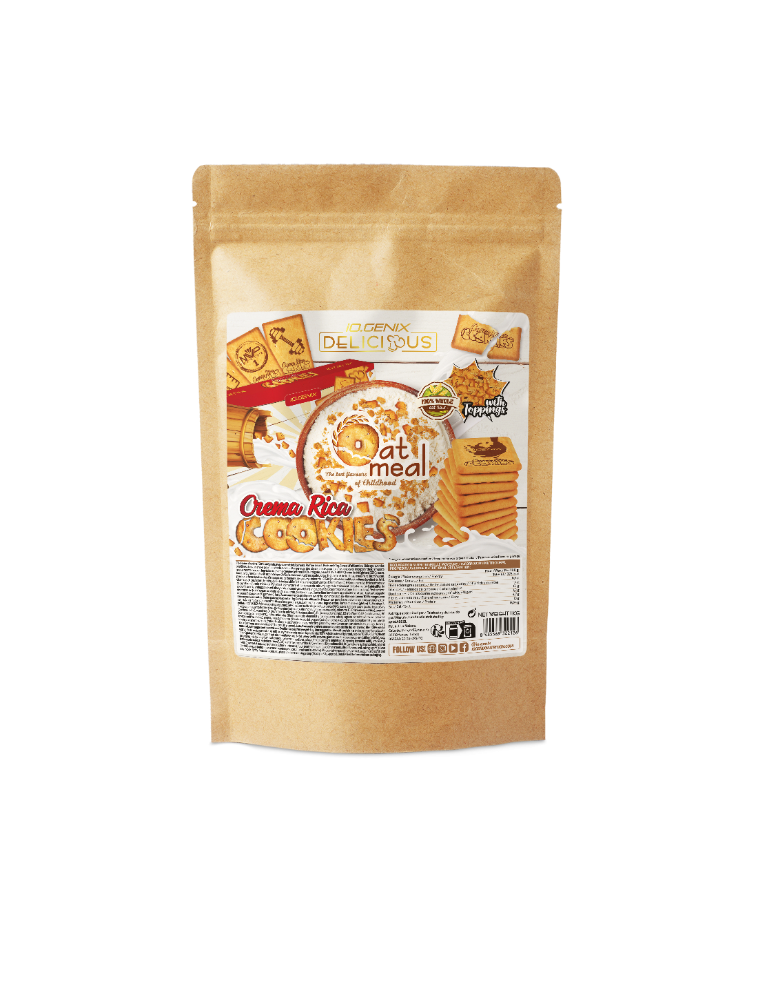 IO.GENIX DELICIOUS OATMEAL 1 KG