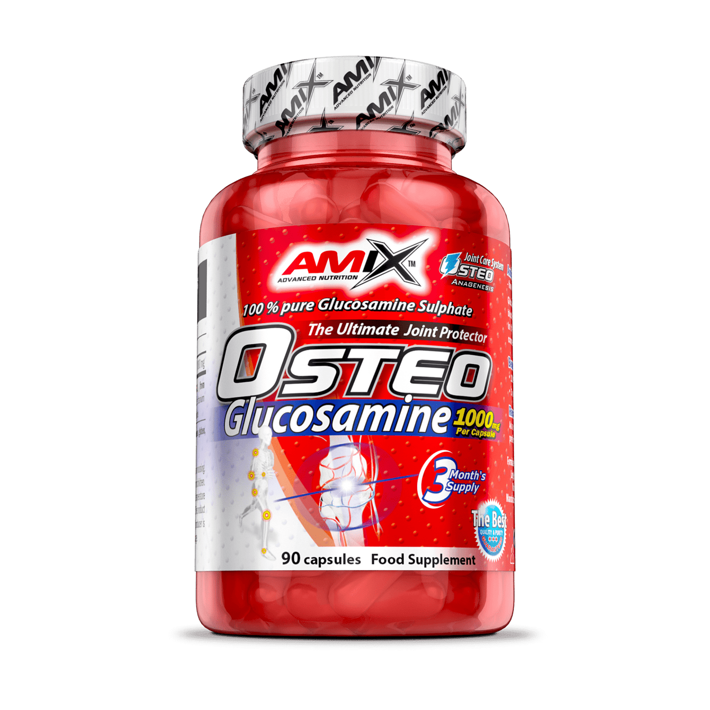AMIX OSTEO GLUCOSAMINE 1000 MG 90 CAPS