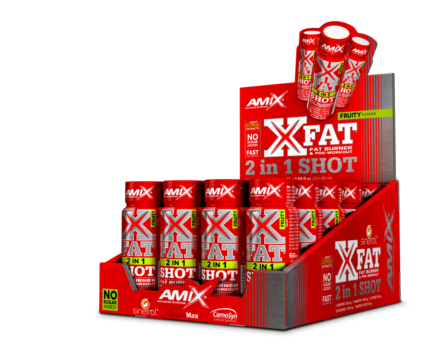 AMIX X-FAT 2 IN 1 SHOT 20*60 ML Fruity