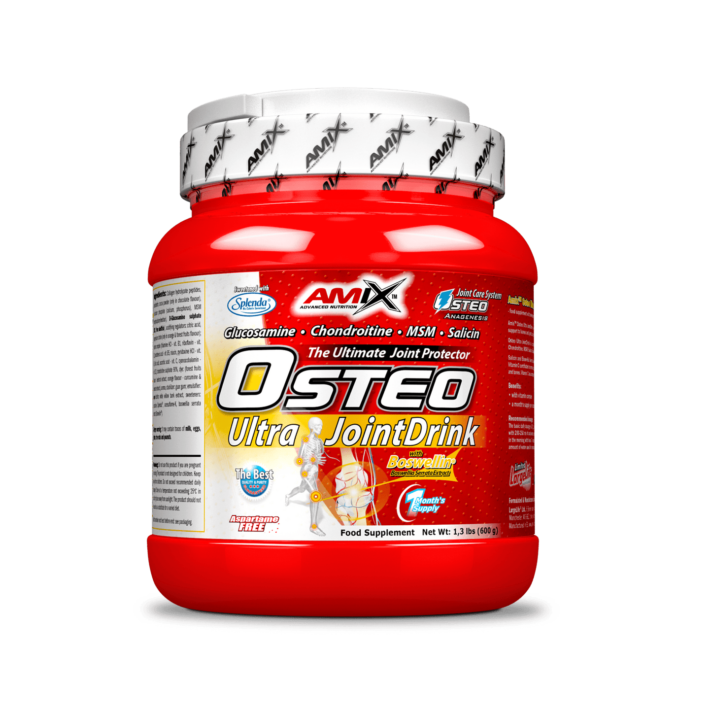 AMIX OSTEO ULTRA JOINT DRINK 600 GR Naranja