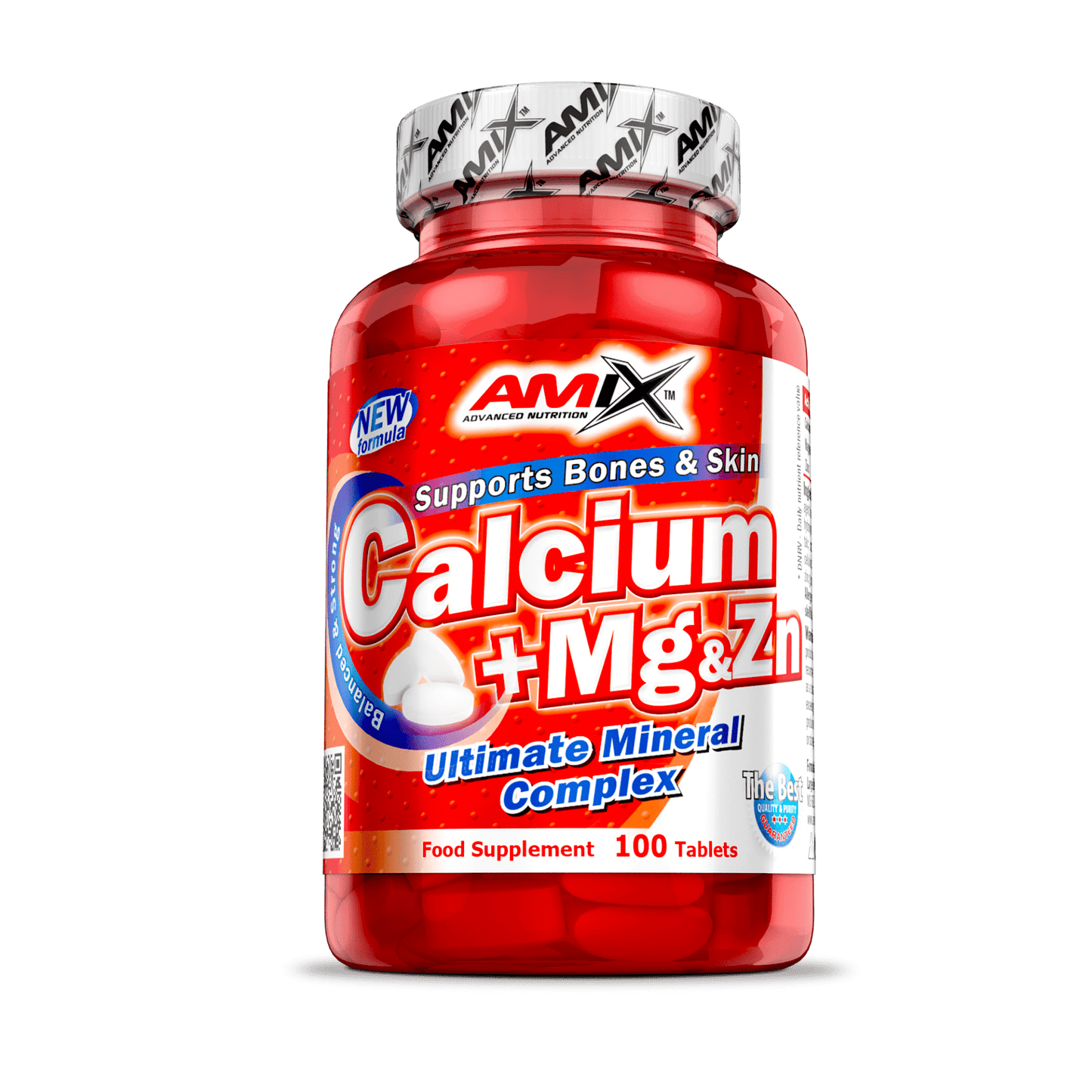 AMIX CALCIUM+MAGNESIUM+ZINK 100 TABL
