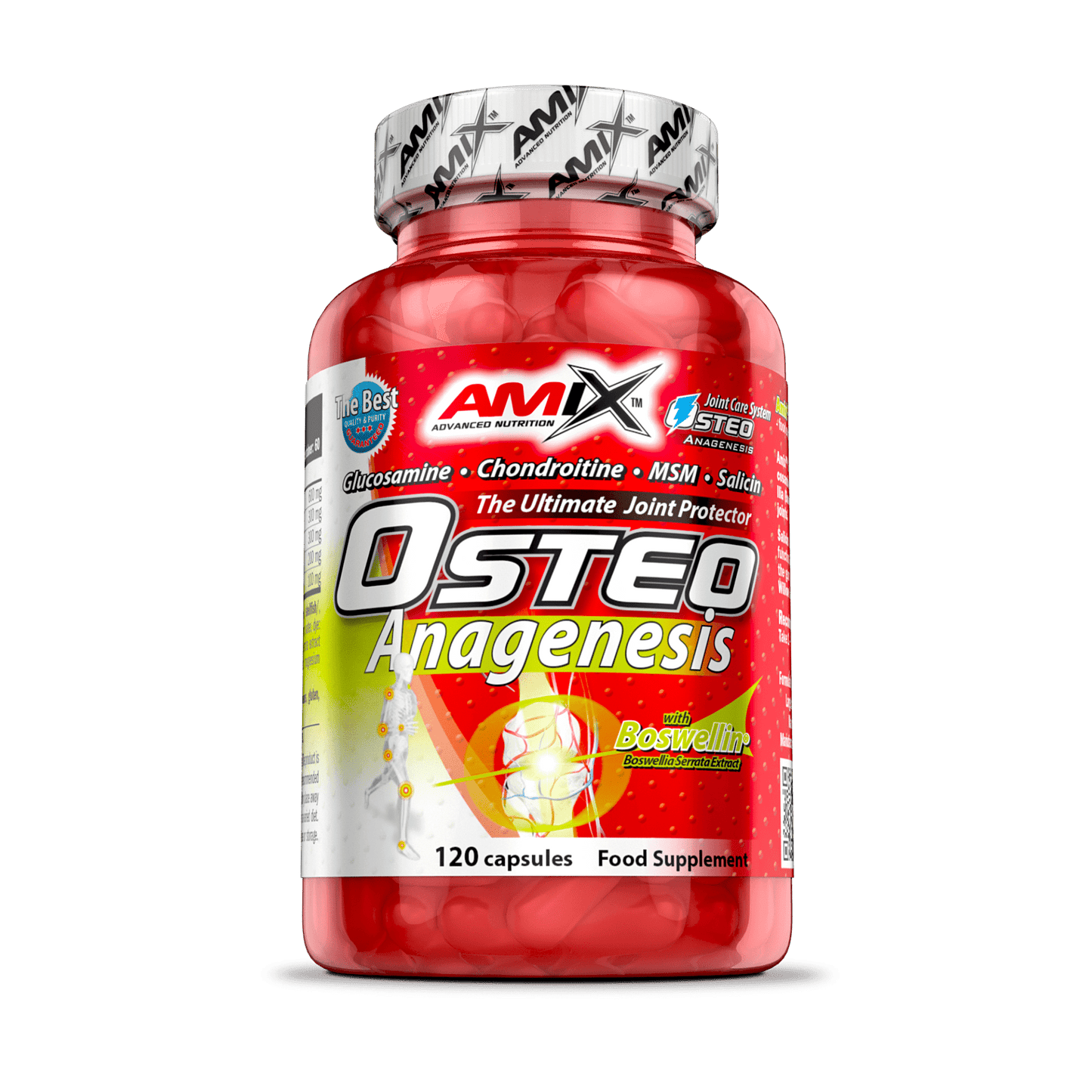 AMIX OSTEO ANAGENESIS 120 CAPS