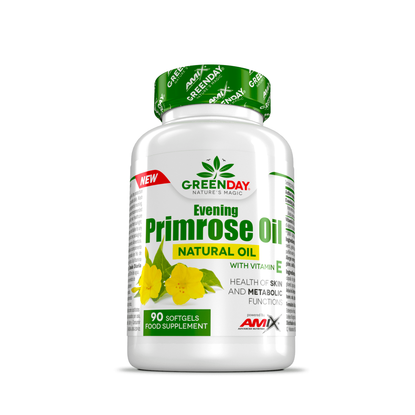 AMIX PRIMROSE EVENING OIL + VIT E 90 CAPS