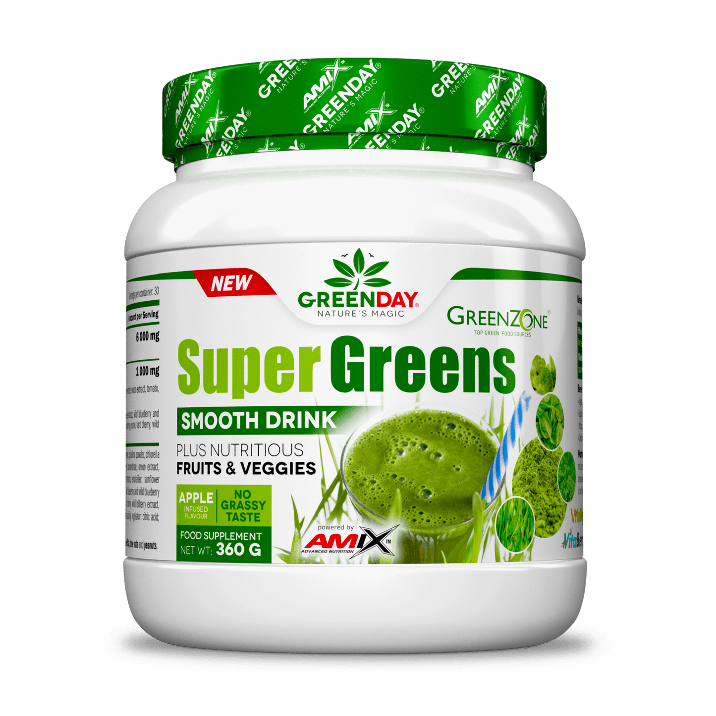 AMIX SUPER GREENS SMOOTH DRINK 360 GR