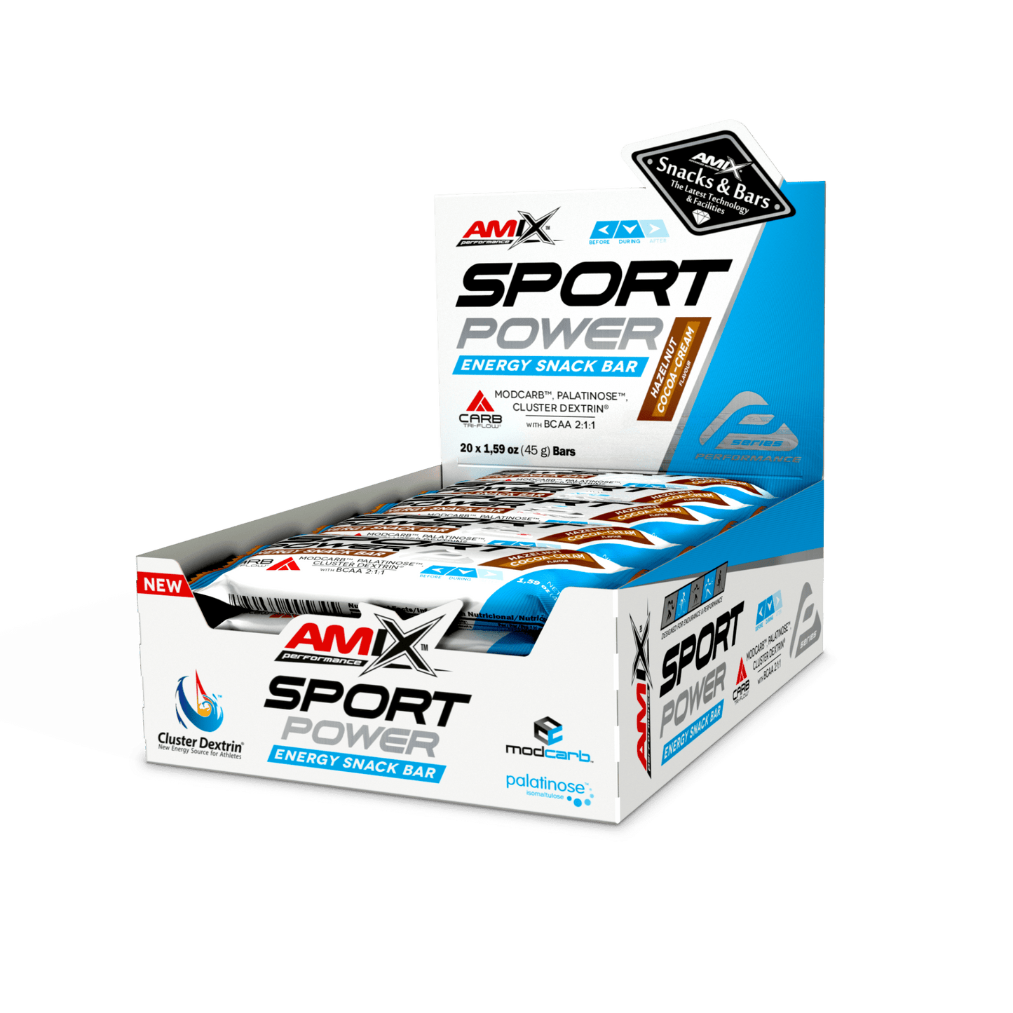 AMIX SPORT POWER ENERGY CAKE 20*45 GR