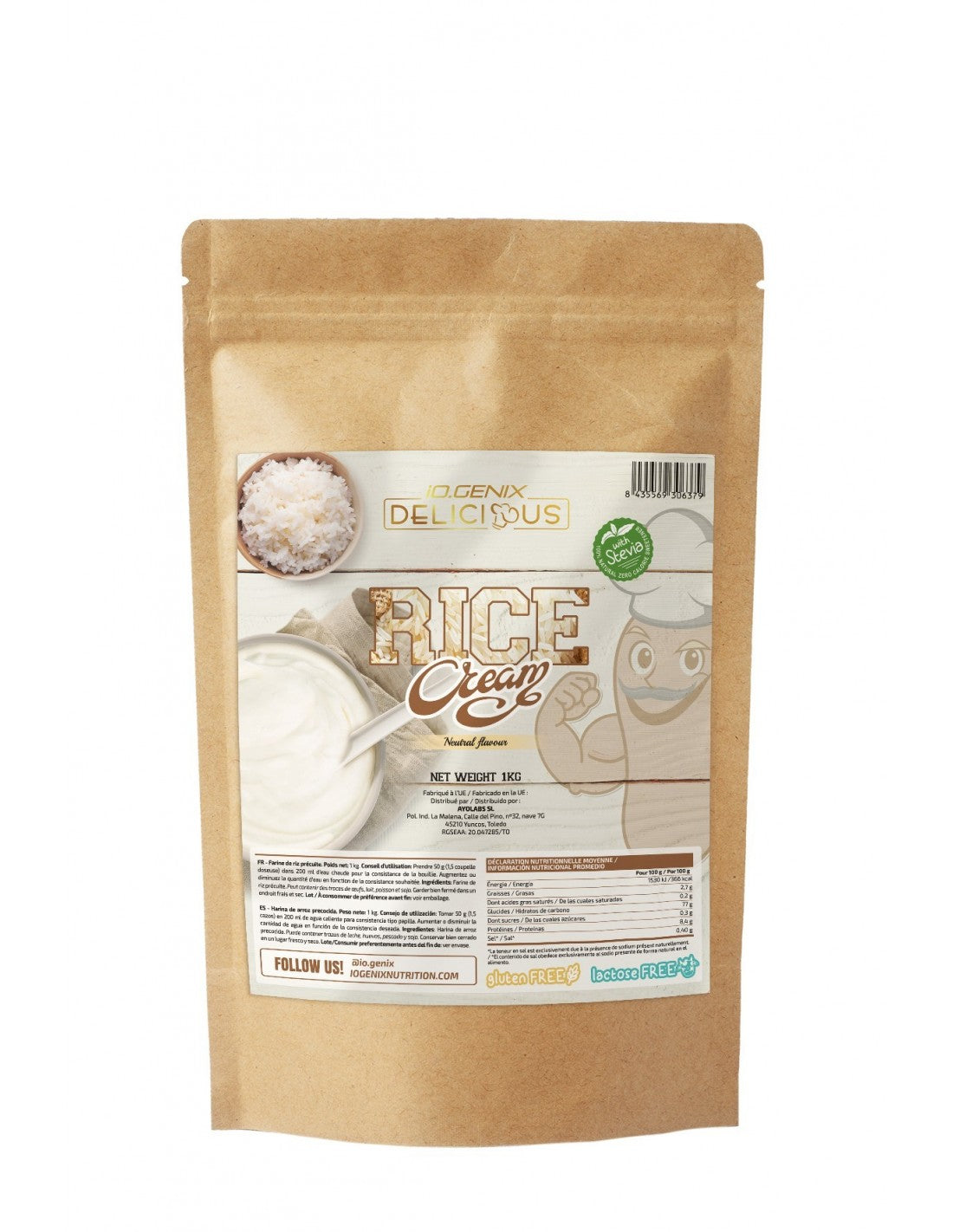 IO.GENIX CREMA DE ARROZ 1 KG