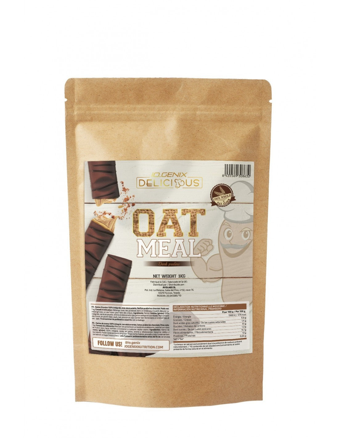 IO.GENIX DELICIOUS OATMEAL 1 KG
