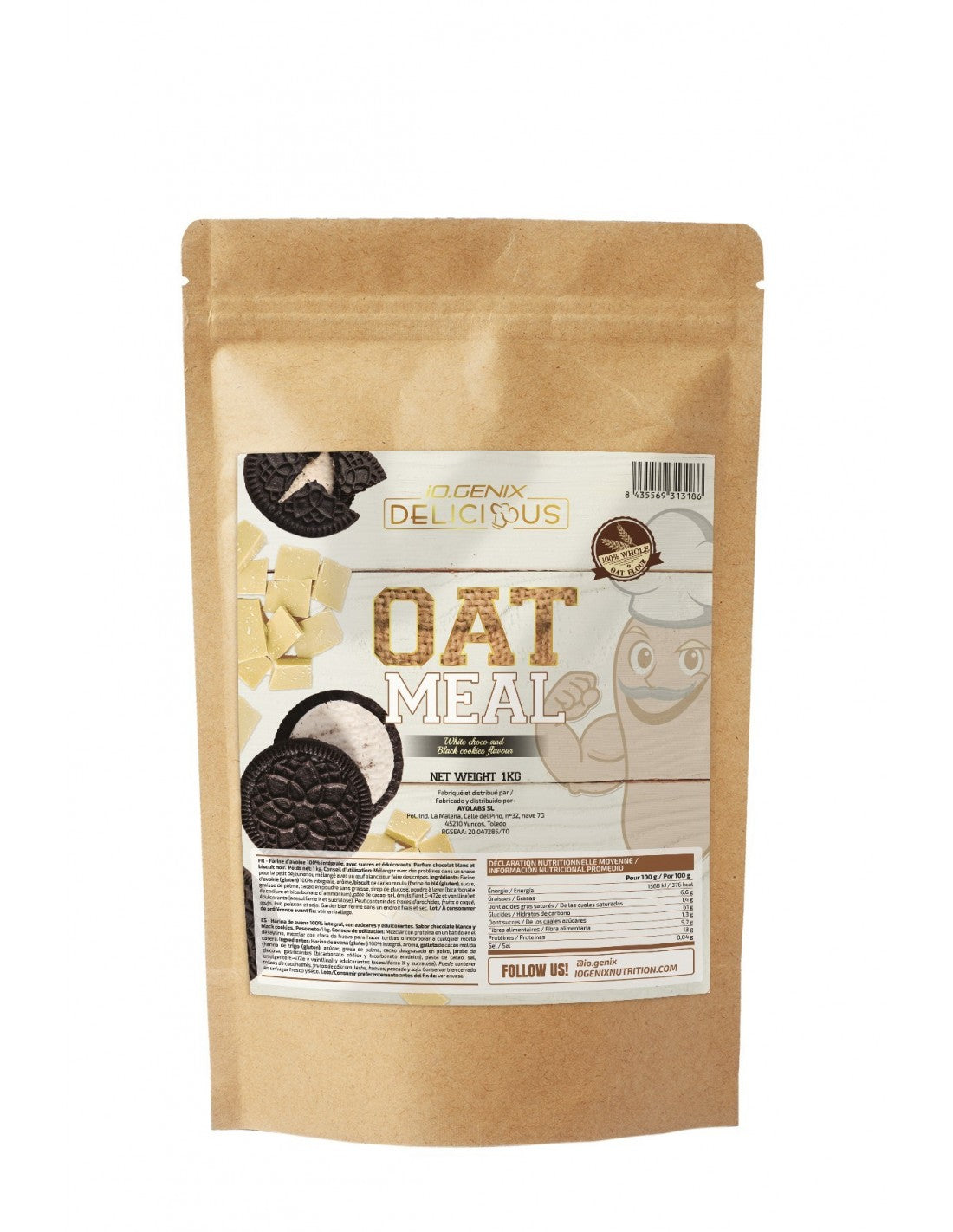 IO.GENIX DELICIOUS OATMEAL 1 KG
