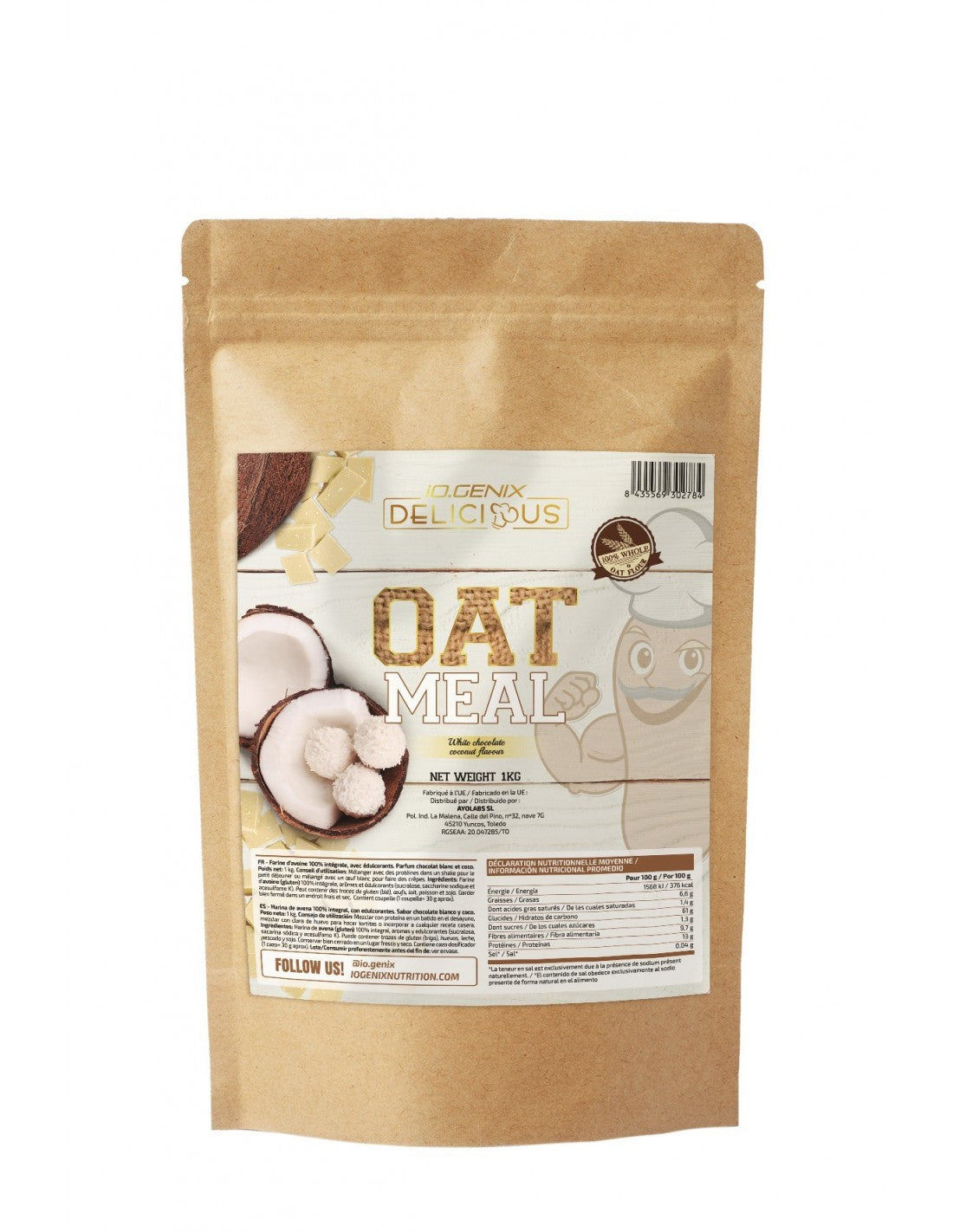 IO.GENIX DELICIOUS OATMEAL 1 KG