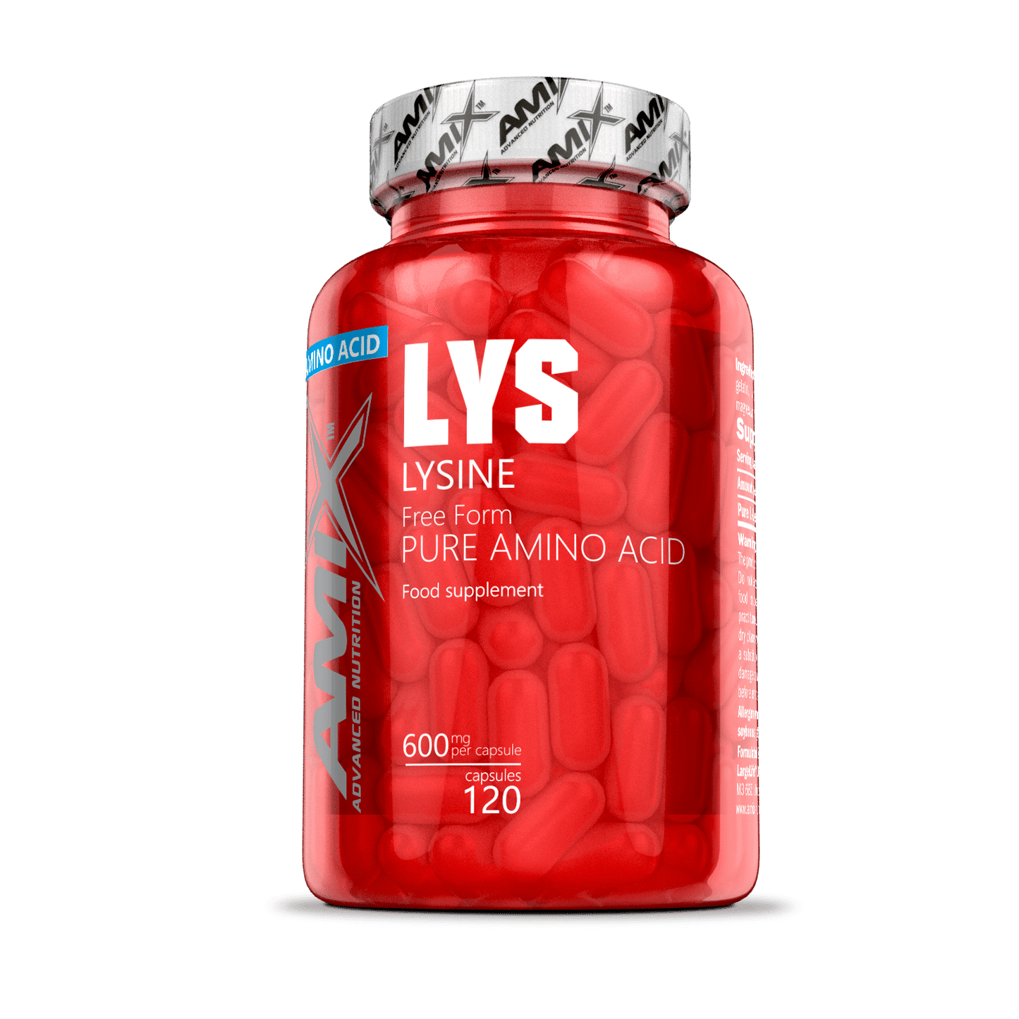 AMIX L-LYSINE 600 MG 120 CAPS