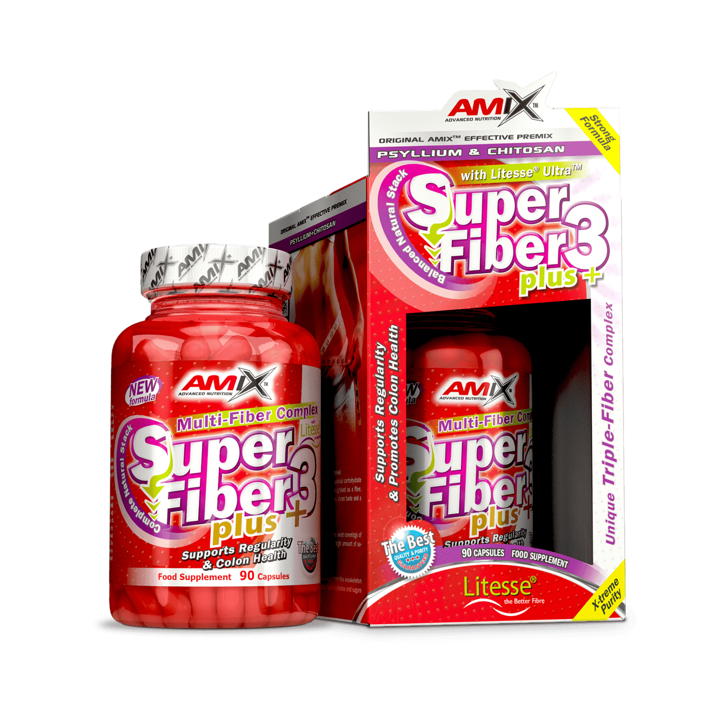 AMIX SUPER FIBER 3 PLUS 90 CAPS