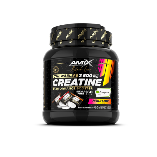 CREATINE CHEWABLES 60 TABL Cola, cereza y naranja