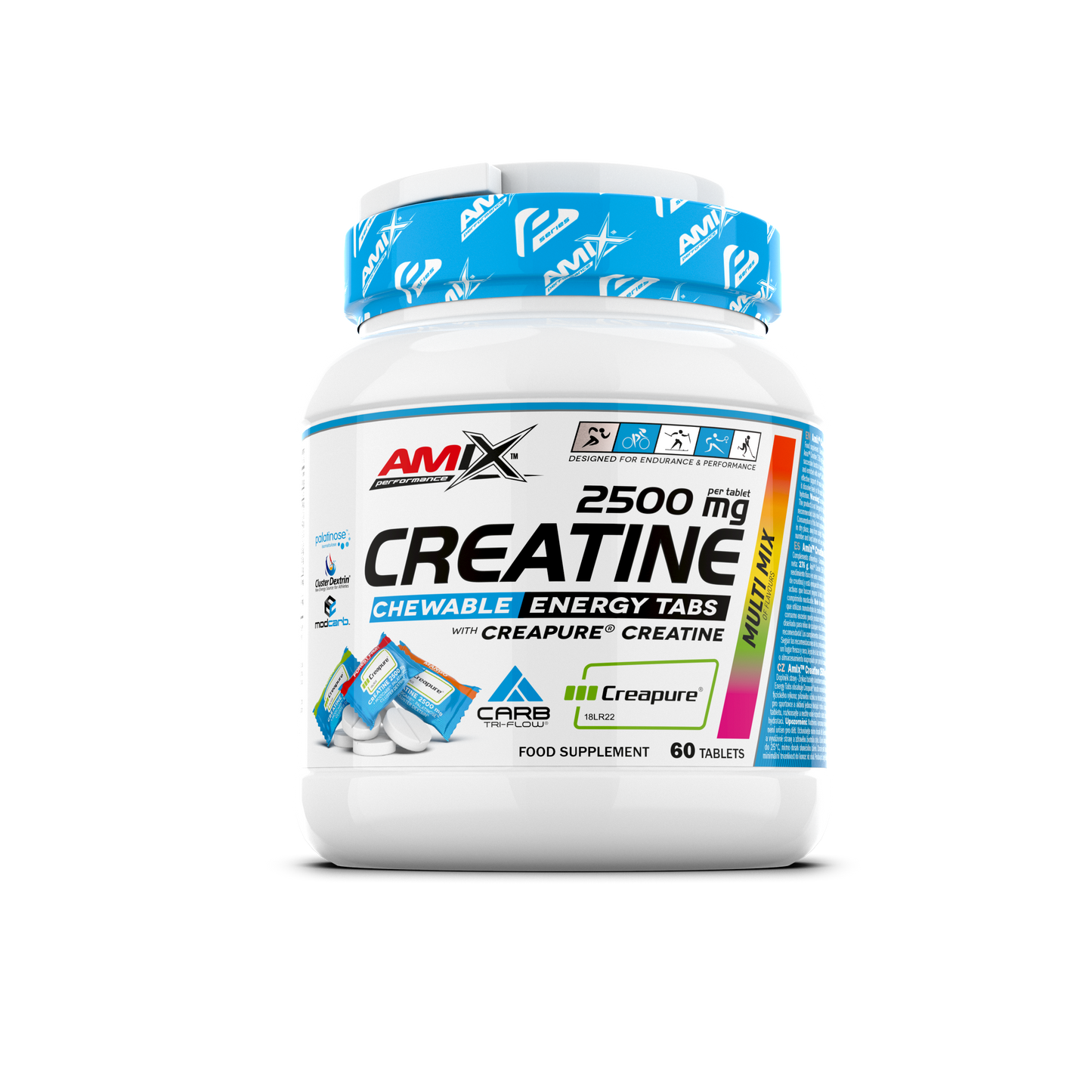 CREATINE CHEWABLES 2500 MG 60 TABL Forest Fruit, Limón & Mango