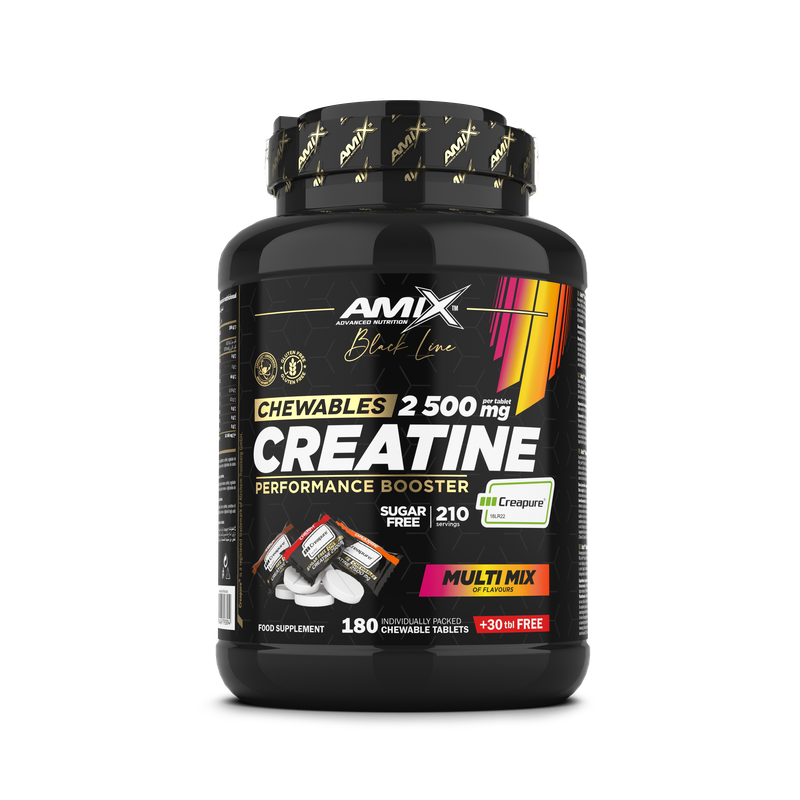 CREATINE CHEWABLES Cola, cereza y naranja