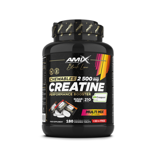 CREATINE CHEWABLES Cola, cereza y naranja