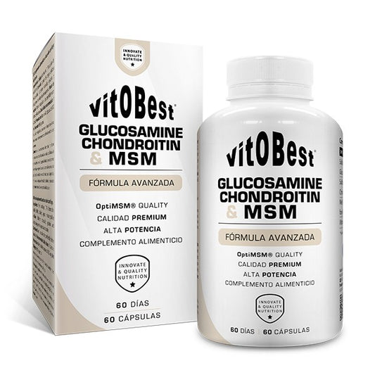 VITOBEST GLUCOSAMINE, CHONDROITIN & MSM 60 CAPS