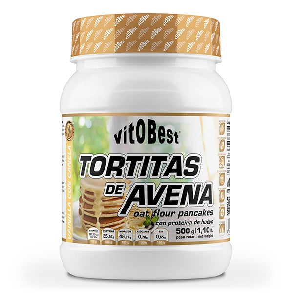 VITOBEST TORTITAS DE AVENA 500 GR