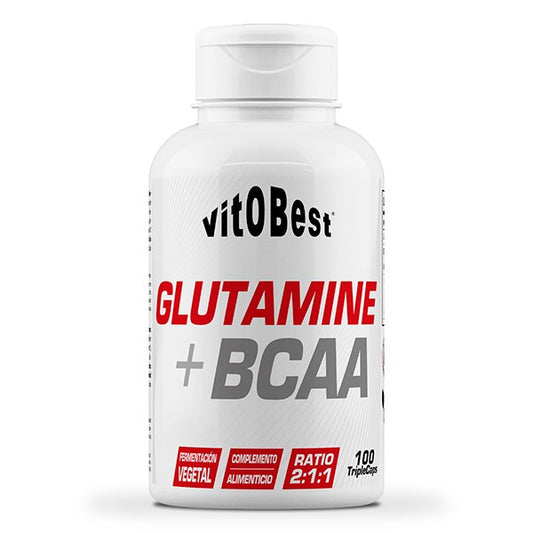 VITOBEST GLUTAMINA + BCAA 100 Triple Caps