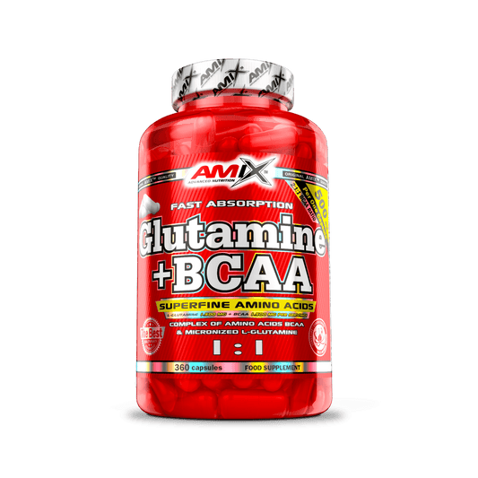 AMIX GLUTAMINA+BCAA 360 CAPS